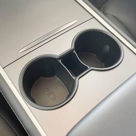 Ts-3y-ch Paditural Upgraded Tesla Cup Holder Insert For 2024-2021 Model Y And 2023-2021 Black