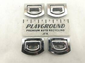 698.po1304 Porsche Cayenne S 955 Rear Cargo Floor Tie Down Ring Set 4 1j0864203 Fits 03-10