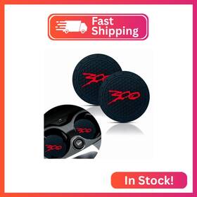 Bd300 Qzxiaogu 2pcs Car Cup Holder Coaster For Chrysler 300/c/ 300s Accessories Auto Anti Slip