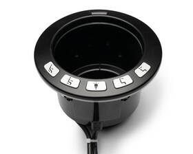 R2ulbl Raffel 810154584499 - Switch And Cup Holder Model Chb 02 With Usb Replacement For Furniture