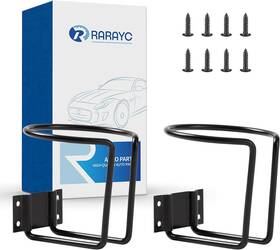 Ra121 Rarayc 2 Pcs Wall Mounted Cup Holder For Boat Marine Yacht Truck Rv Apartment Black