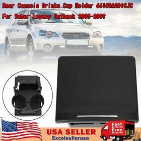 66150ag01cjc Rear Console Drinks Cup Holder For Subar Legacy Outback 2005-09 Ue
