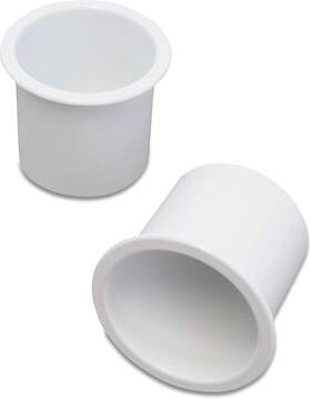 Red159300 Red Hound Auto 2 Small Cup Holder Plastic Pocket Recessed Insert Universal For B. Cups