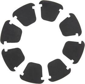 Bt-754 Rlb-hilon 8pcs Cup Holder Insert Rubber Compatible With Chevy Silverado Black