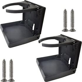 Ronyoung 2pcs Adjustable Folding Drink Holder With Screws Cup