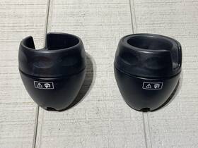 241-12323a Rover Land Discovery 2 Ii Pair Of Center Console Cup Holder Black Fits 1999-2004