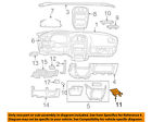 Rr44zj3ae Mopar Chrysler Oem Instrument