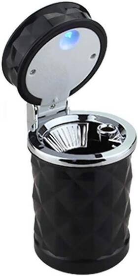 Ruitasa 791507246786 Car Cupholder Travel Ashtray Protable Auto Vehicle Ashtrays Black