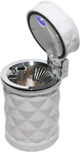 Ruitasa 791507246793 Car Cupholder Travel Ashtray Protable Auto Vehicle Cigarette White