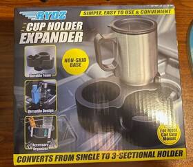 Rydz 841437138252 Cup Holder 3 Section Expander New Free Shipping