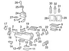 220-680-00-14 S350 S430 S500 S55 Amg S600 S65 Mercedes-benz Genuine Cup Holder