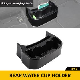 Savadicar2025033172 Savadicar Rear Cup Holder Floor Console Mounted Organizer For Jeep Wrangler 2018-23 Jl Jt