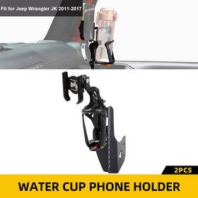 Savadicar2025033173 Savadicar Right Side Front Door Phone Cup Holder No Shake For Jeep Wrangler Jk 11-18