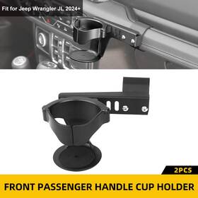 Savadicar2025033245 Savadicar Passenger Cup Holder Base Stand Mount Accessories For Jeep Wrangler Jl Jt 2024up