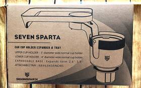 Seven Sparta X002ral3p3 Cup Extender Car Holder Expander And Tray Black Base