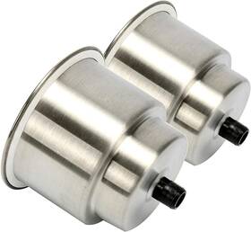 Shcb 791300730017 Boat Cup Drink Holder Stainless Steel With Drain For Marine Rv 2pcs