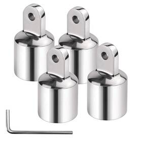 Shenghuiss 768432169671 Bimini Top Cap Eye End Boat Fitting Stainless 1 Inch A-4 Pack