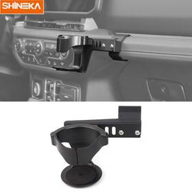 Shineka0125061179 Shineka Dash Co-pilot Cup Holder Bracket Stand Organizer For Jeep Wrangler Jl Jt 2024-25