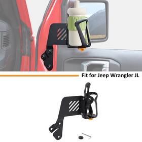 Shineka202503107l10534 Shineka Front Right Cup Holder Case Drink Bottle Door Mount For Jeep Wrangler Jl Jt 18