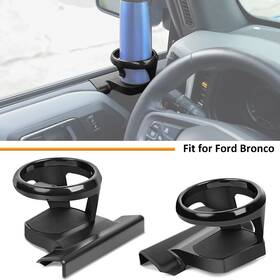 Shineka202503107l10544 Shineka 2 Truck Cup Holder Case Drink Bottle Door Mount Standing For Ford Bronco 2021