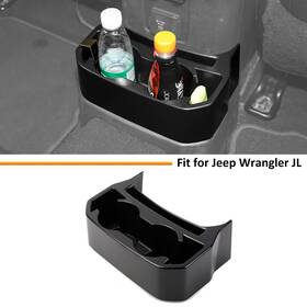 Shineka202503107l10562 Shineka Rear Center Drink Holder Storage Organizer Accessories For Jeep Wrangler Jl Jt
