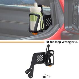 Shineka202503107l10594 Shineka Door Mount Drink Cup Holder Right Passenger Rack For Jeep Wrangler Jl Jt 2018
