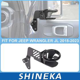 Shineka Shineka202605091 1pc Right Door Drink Cup Holder Mount Bracket Stand For Jeep Wrangler Jl Jt 18