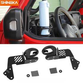 Shineka25082233 Shineka For 18 Jeep Wrangler Jl Gladiator Jt Front Door Cup Drink Bottle Holder Bracket