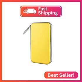 B0b3y8sjms Siveit Cd Case Dvd Holder 96 Capacity Hard Plastic Disc Cases Stora