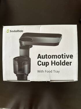 Sodaride 860008766809 Car Cup Holder Expander Large Size Detachable Food Tray