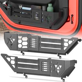 Xsdp023000456 Soenboo Storage Box Front Door Organizer For 2018-2026 Jeep Wrangler Jl And 2020-2026 Jt