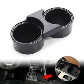 Successsssusa 536123204969 Car Center Console Drinking Cup Holder Dual Fit Corvette C7 2014-2020 Black