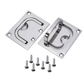 Sunoom 792276979226 Boat Pull Flush Lift Ring Marine Grade 316 Stainless Steel