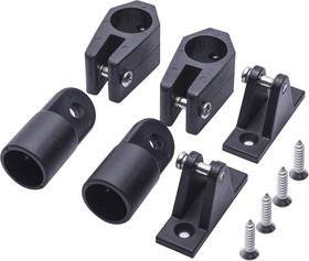 Sunoom 792276980116 Boat Bimini Top Fittings Hardware Black Nylon Marine