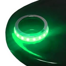 T-h Marine 733572089202 Led-smchr-g-dp 3-1/2 Inch D Cup Holder W Green Led Accent Ring