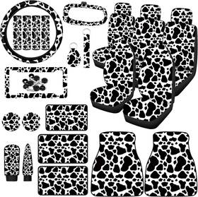 Tallew-accessories-09 Tallew 26 Pieces Cow Print Car Accessories Set Seat Image-based Prediction
