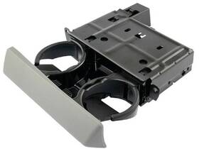 Bv63x3 Techpro Cup Holder For 05-07 Ford F250 Super Duty F350 Stone Gray