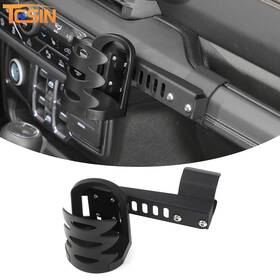 Tesin20250705bdaf103 Tesin Passenger Side Dash Mount Phone Cup Holder Bracket For Jeep Wrangler Jl Jt 24-25