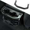 Tesin210909z1160 Tesin Carbon Fiber Rear Cup Holder Panel Trim Bezel For
