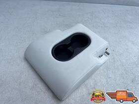 1525191-00-a Tesla 2020-2023 Model Y 2nd Row Middle Center Cup Holder Armrest White Oem 20-23