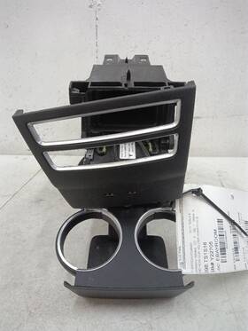 698.ts1s18 Tesla 2nd Row Rear Cup Holder Assembly Ash Trim From 2016 2020 Model S Oem