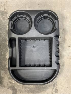 Texas Saddlebags 739214558112 Car Van Truck Cup Holder Storage Tray Universal Black 558 Used