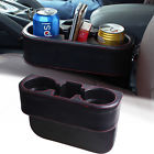 Th92l Xpert Tech Leather Car Seat Seam Drink Bottle Storage Organizer