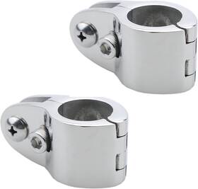 Thorn 608119330171 Boat Bimini Top Hinged Jaw Slide Rail Mount 316 1 Inch 2pcs Sliver