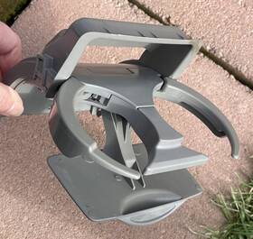 119061 Toyota 2003-2008 Corolla Matrix Vibe Grey Rear Console Cup Holder Oem Nice