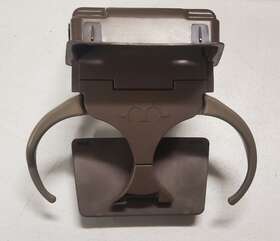 55615-35010 Toyota 96-02 4runner 01-02 Corolla Rear Console Dual Cup Holder Repaired Brown