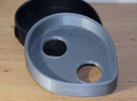 58856-f4010 Toyota C-hr Cup Holder Insert Removable Bottom Raiser 3d Printed 2016-2023
