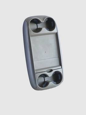 78060-ae031-e0 Toyota 2004-2010 Sienna Center Console Folding Tray Cup Holder Tan/silver Oem