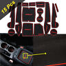 Toyota-corolla-14-coaster Xotic Tech Full Inter Cup Holder Coasters Door Slot Mats