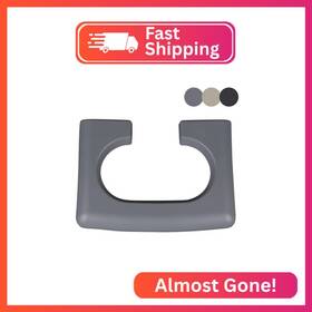 F05017-gr Tqponly Center Console Cup Holder Replacement Pad Compatible With 2004-2014 Ford F150 Tr